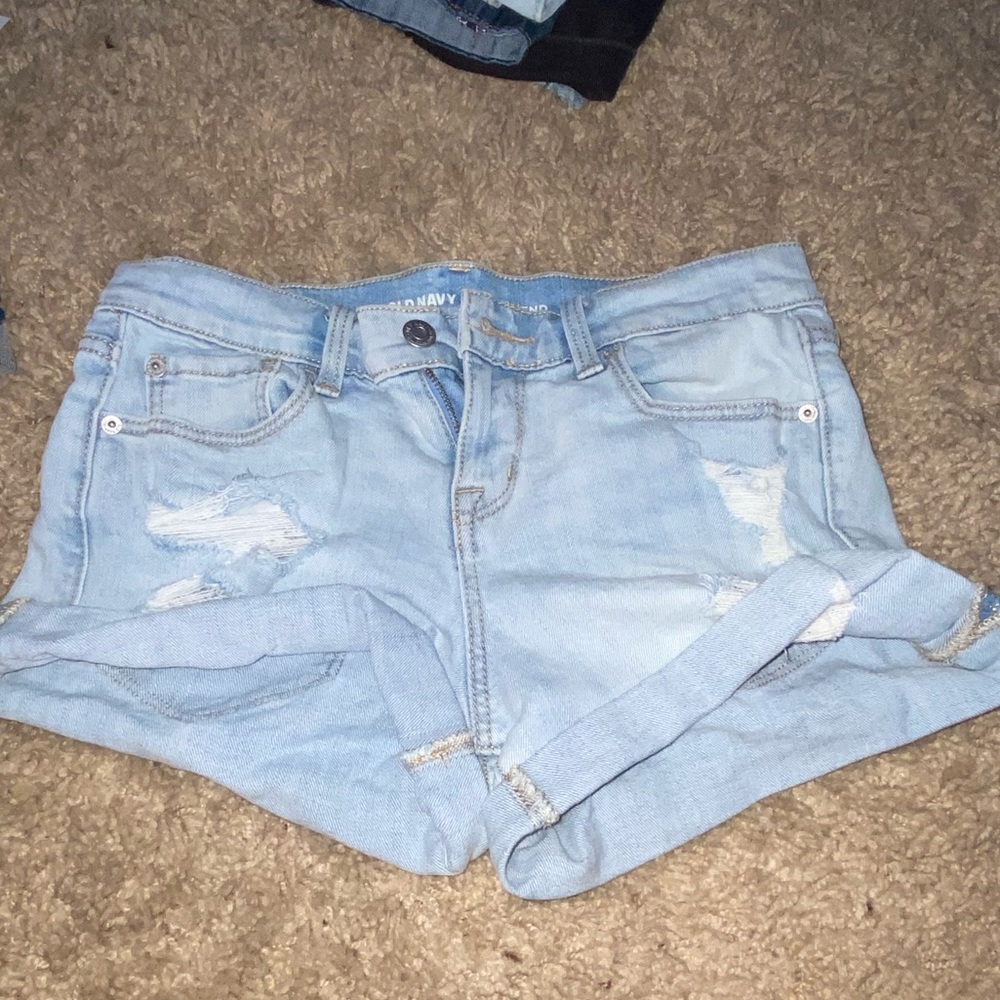 Old navy light wash denim shorts